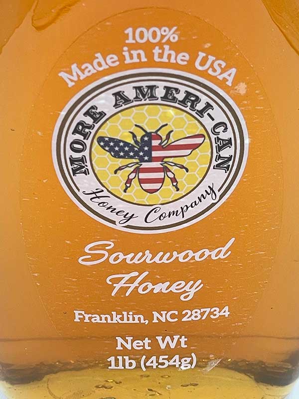 1 lb Sourwood Honey